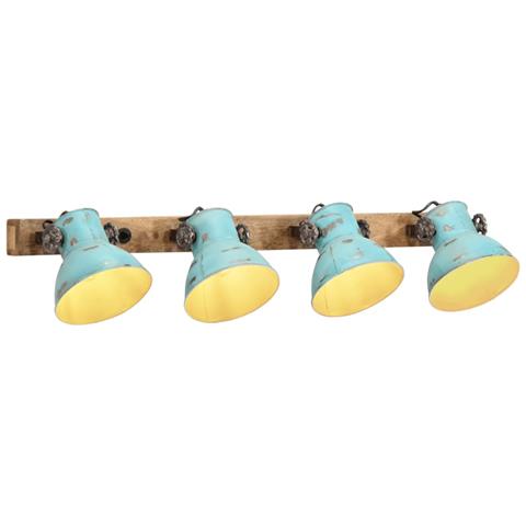 Lampada a Parete 25 W Blu Anticato 90x25 cm E27 - Foto 1