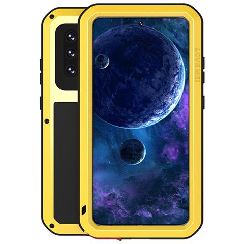 Cover per Galaxy A52 5G - Vidrio, Giallo, Antiurto - Foto 1