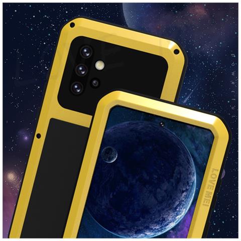 Cover per Galaxy A52 5G - Vidrio, Giallo, Antiurto - Foto 4