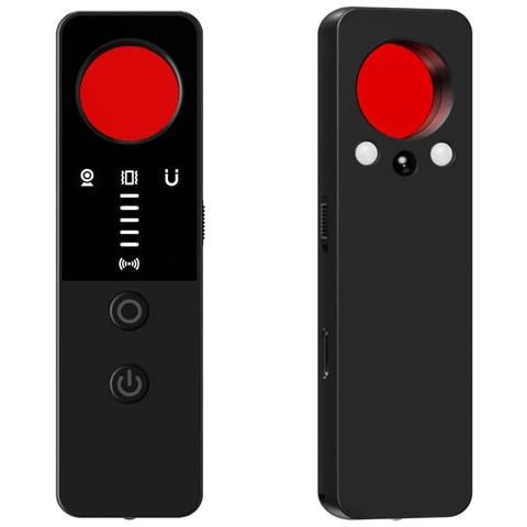 Rilevatore Microspie E Gps Per Auto, Casa, Ufficio Telecamere E Segnali Wireless Professionale E Tascabile Con Doppio Allarme E Torcia A Led (t4) - Foto 2