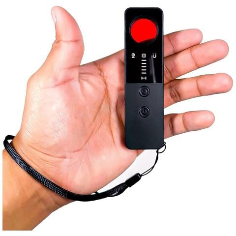 Rilevatore Microspie E Gps Per Auto, Casa, Ufficio Telecamere E Segnali Wireless Professionale E Tascabile Con Doppio Allarme E Torcia A Led (t4) - Foto 1