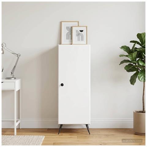 Credenza Bianco 33 x 34,5 x 90 cm Legno ingegnerizzato - Foto 2