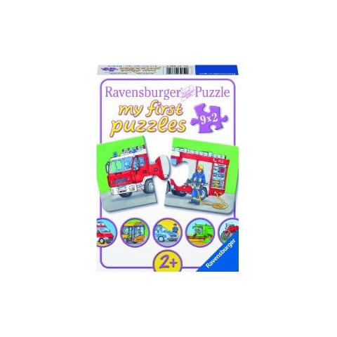 Puzzle Myfirst Veicoli Da Lavoro 9x2 pz 18 x 10 cm 07332 - Foto 3