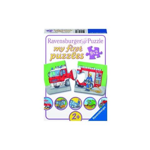 Puzzle Myfirst Veicoli Da Lavoro 9x2 pz 18 x 10 cm 07332 - Foto 1