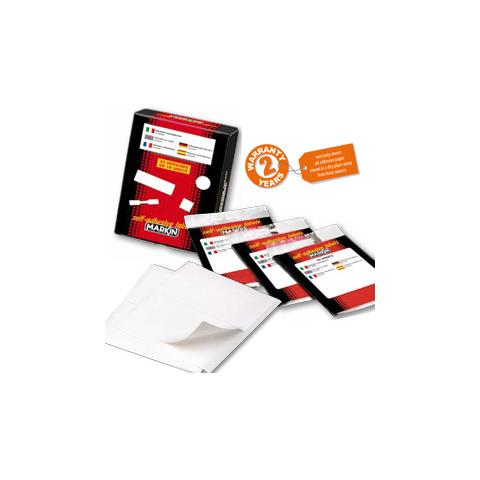 confezione da 10 pezzi - etichetta adesiva bianca 46x27mm (10fogli x 12etichette) - Foto 1