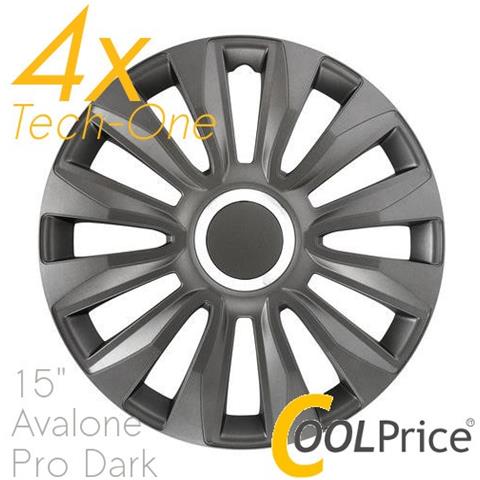 Copricerchi Auto Universali 15 Pollici Tech-one Avalone Pro Dark 31532 - Foto 1