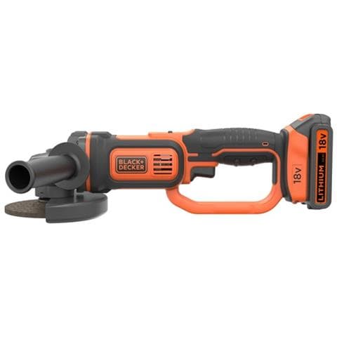 BLACK+DECKER BCG720N-XJ Smerigliatrice Senza Batterie125/115mm, Arancio / Nero - Foto 1