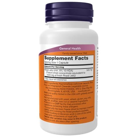 Royal Jelly, 1500mg Equivalency - 60 Vcaps - Pappa Reale - Foto 3