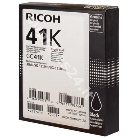 Original Cartuccia Nero 405761 Gc 41 Bk ~2500 Pagine - Foto 1