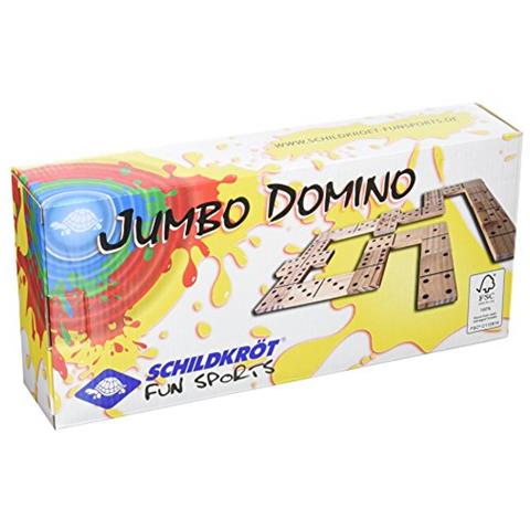 Jumbo Xl Domino In Legno Di Produzione Biologica, Multicolore - Foto 1