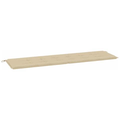 Cuscino per Panca da Giardino Beige 180x50x4 cm - Foto 1