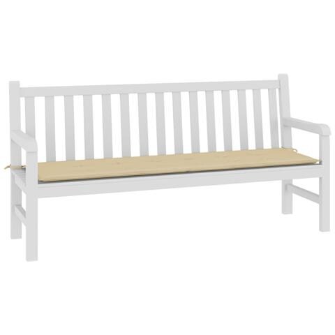 Cuscino per Panca da Giardino Beige 180x50x4 cm - Foto 6