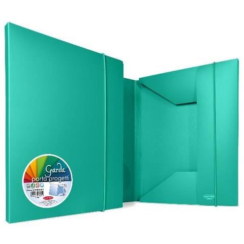 ver Garda 20 Cartellina 3 Lembi In Pp Con Elastico 265x350 Mm Dorso 2 Cm Verde - Foto 1