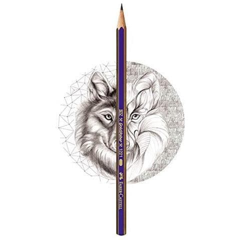 Matita Di Grafite Faber-castell Goldfaber 1221 2b 112502 (conf. 12)  - Foto 4