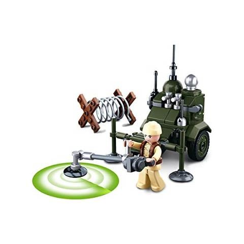 Sl07125, Wwii - Mini Kit Di Costruzione Di Minenschi (88 Pezzi) [ b0678d] , Set Da Gioco, Blocchi Di Bloccaggio, Soldati, Con Personaggio Di Gioco, Army Wwii - Foto 1