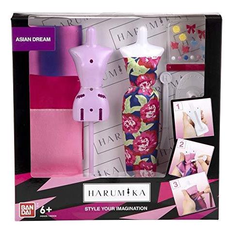 Bandai 40434 Harumika Fashion Design Per I Bambini-craft Vostri Contenuti Passerella Con Questo Stile Creativo Kit-double Torso Set-asian Sogno Include Riutilizzabile Mannequin Tessuto E Accessori - Foto 1