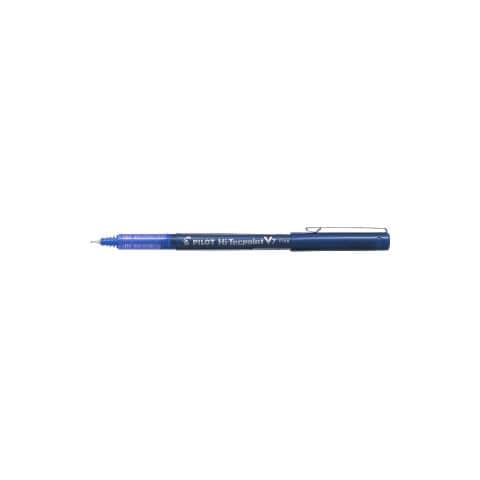 Penna a sfera Pilot Hi-Tecpoint - Fine Pen Point Type - 0,70 mm Dimensione Punta Penna - Blu inchiostro - 10 / Pacco - Foto 1