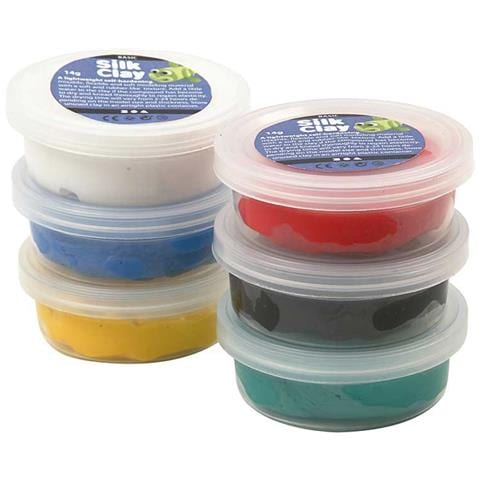 Set Per Modellare Silk Clay® - Colori Primari - 6 X 14 G - Foto 1