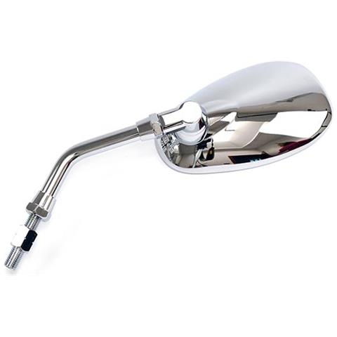 Specchio Hert Dx / sx Ovale Cromato Moto - Foto 1