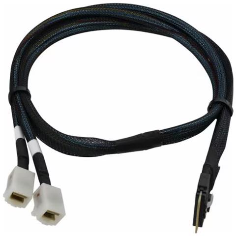 Cavo di Trasferimento Dati Mini-SAS HD /SlimSAS da 80 cm Microchip - Cavo per adattatore RAID, adattatore bus host, backplane - Foto 1