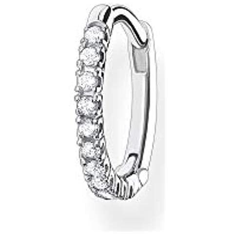 , Orecchini A Cerchio Da Donna In Argento Sterling 925, Con Chiusura A Clip (3)  - Foto 1