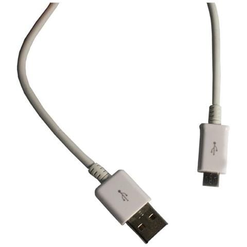 Cavo di Ricarica USB - micro USB 96cm - Bianco - Foto 1