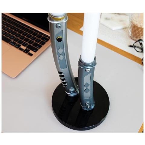 Star Wars - Doppia Spada Laser Ahsoka (versione Mandalorian) Da Tavolo Illuminata - Foto 2