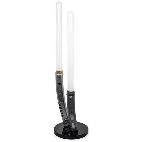 Star Wars - Doppia Spada Laser Ahsoka (versione Mandalorian) Da Tavolo Illuminata - Foto 1