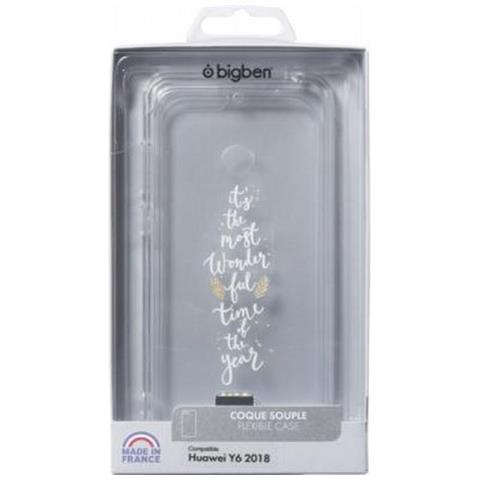 Cover Rigida Per Huawei Y6 2018 Con Motivi Wonderful Time, Trasparente - Foto 2