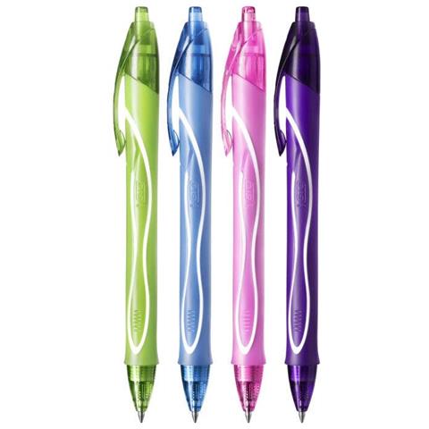 964826 penna gel Penna in gel retrattile Vivido Blu 12 pz - Foto 1