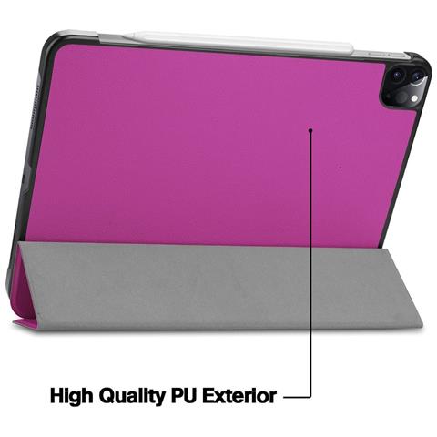 Eco-leather Case Samsung Galaxy Tab S9 Fe+ X610 Wi-fi / X616b 5g Purple - Foto 8