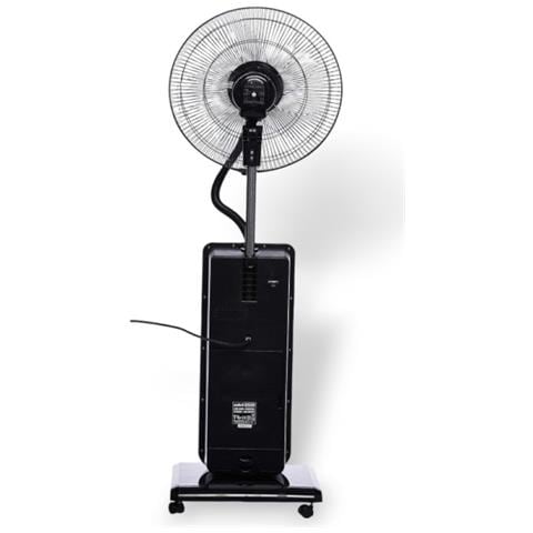 Ventilatore 5 Pale E Ruote Con Nebulizzatore 100w E Diffusore Di Aromi Display Led Nebuly - Foto 3