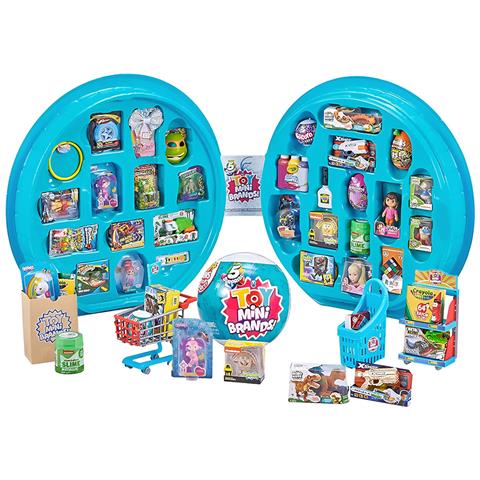 Scatola Da Collezione Di 5 Mini Brands Giocattoli A Sorpresa, Blu - Foto 1