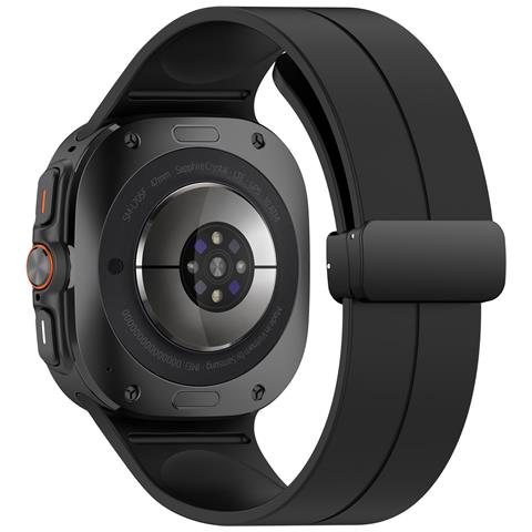 Cinturino Con Fibbia Pieghevole Magnetica Samsung Watch Ultra Groove 24mm Black - Foto 2