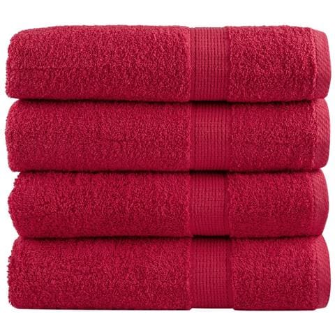 Asciugamani da Bagno SOLUND 2 pz Verdi 100x150 cm 600 g /m² - Foto 1