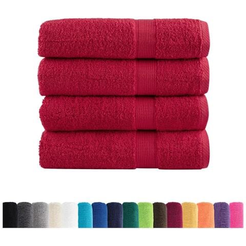Asciugamani da Bagno SOLUND 2 pz Verdi 100x150 cm 600 g /m² - Foto 2
