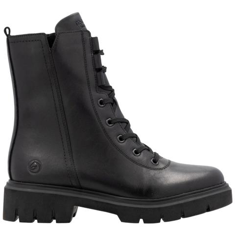Black Casual Closed Ladies Mid Height Boots Stivaletti Pelle Scarpe Donna Nero Eu 37, D1w76-00 - Foto 3