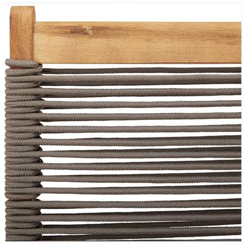 Sedie da Giardino Pieghevoli 6pz Grigie Legno Massello Acacia - Foto 2