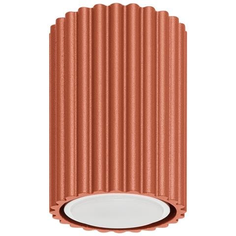Lampada Da Soffitto Karbon 10 Rosso Ocra Sl. 1625 - Minimalista Lampada Da Soffitto Ocra Rossa 10x6.5x6.5 Cm - Foto 1