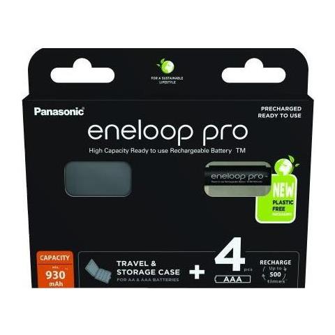 Eneloop PRO Batteria Ricaricabile AAA NiMH 930 mAh - Foto 1