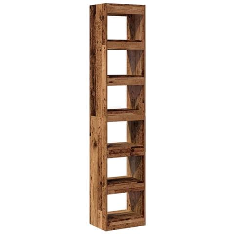 Libreria/divisorio Legno Antico 40x30x198 Cm - Foto 2