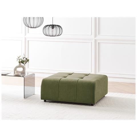 Ottomana Innvik Tessuto Verde - Foto 1