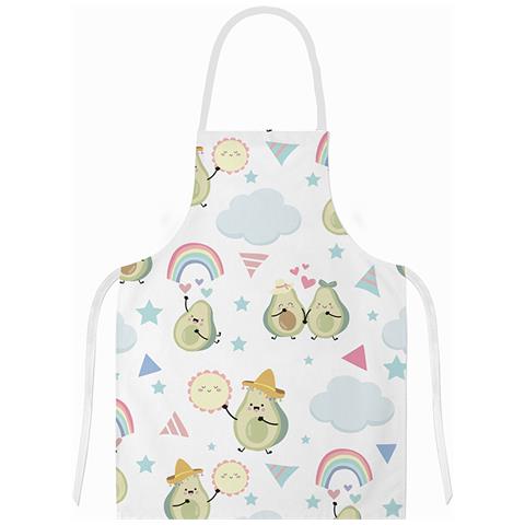 Grembiule Regolabile Design Avocado 40x48 Cm. - Foto 1