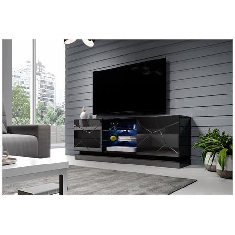 QIU 160 CZARNY supporto TV e sistema audio 4 ripiani - Foto 6