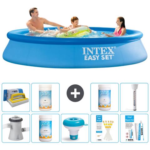 Piscina Fuori Terra - In Giro - 305x61 Cm - Blu - Include Accessori Coordinati - Foto 1