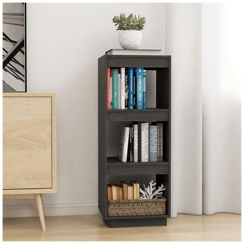 Lusso Casadino - Libreria/divisorio Grigio 40x35x103cm In Legno Massello Di Pino - Foto 8