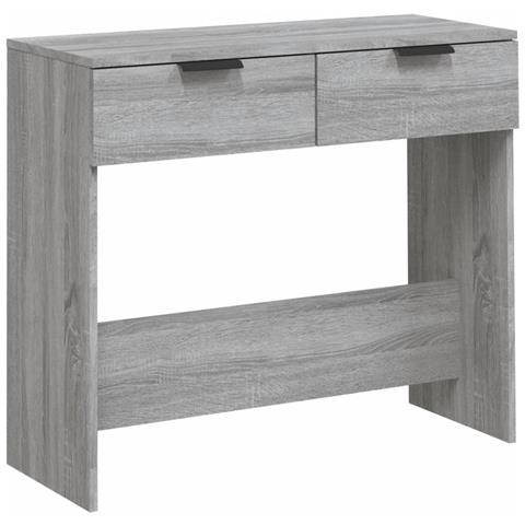 Lusso Casadino - Tavolino Consolle Grigio Sonoma 90x36x75 Cm Legno Multistrato - Foto 1