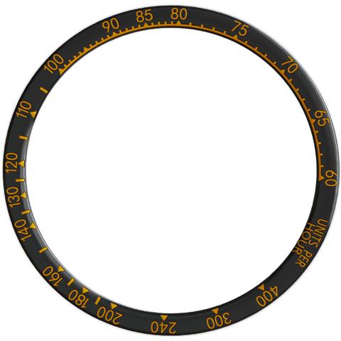 Ghiera Nera E Arancione Per Fenix 8 (51mm) - Edizione Colorata - Foto 1