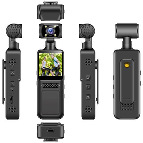 Videocamera Da Corpo Clip-on Ad Alta Definizione M12 A Registrazione Diretta - Foto 2