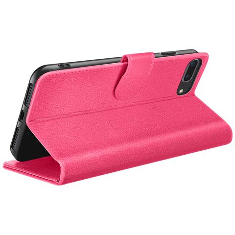 Custodia A Portafoglio Per Iphone 8 Plus / 7 Plus Supporto E Linguetta Magnetica, Fucsia - Foto 5